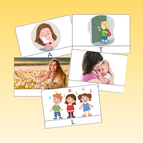 Flashcards com Imagens para Dramatizações de Sons