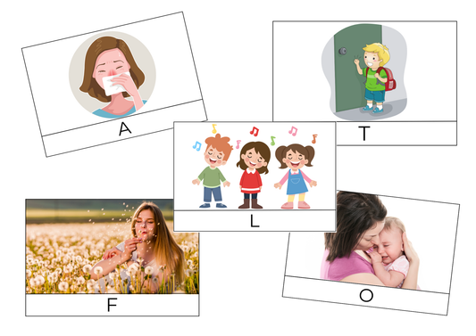 Flashcards com Imagens para Dramatizações de Sons