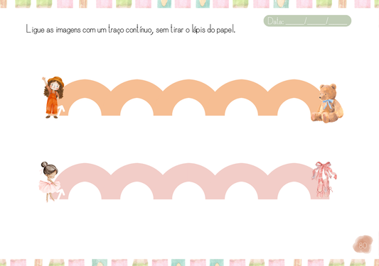 [PDF] Primeiros Traços: Caderno de atividades de Grafomotricidade - Volume 1