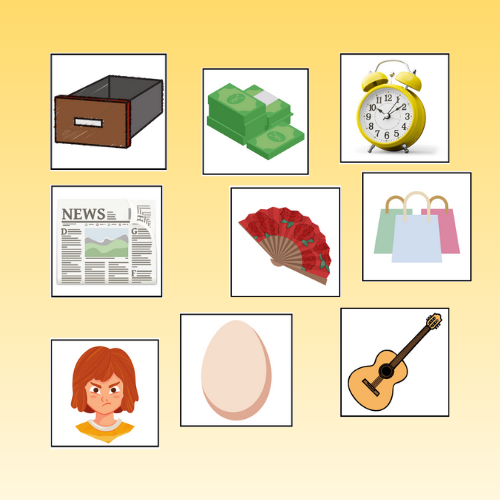 Imagens para desenvolver a Aliteração