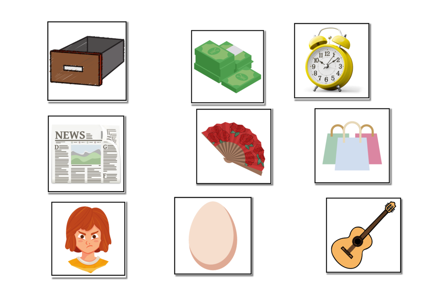 Imagens para desenvolver a Aliteração